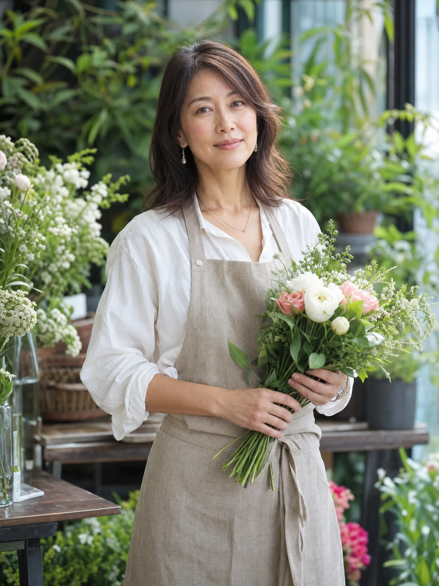花艺大师林清禾肖像